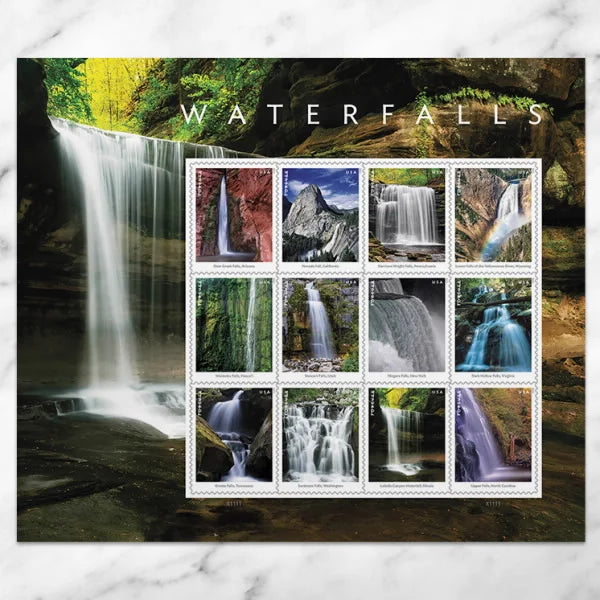 Waterfalls Forever Stamps