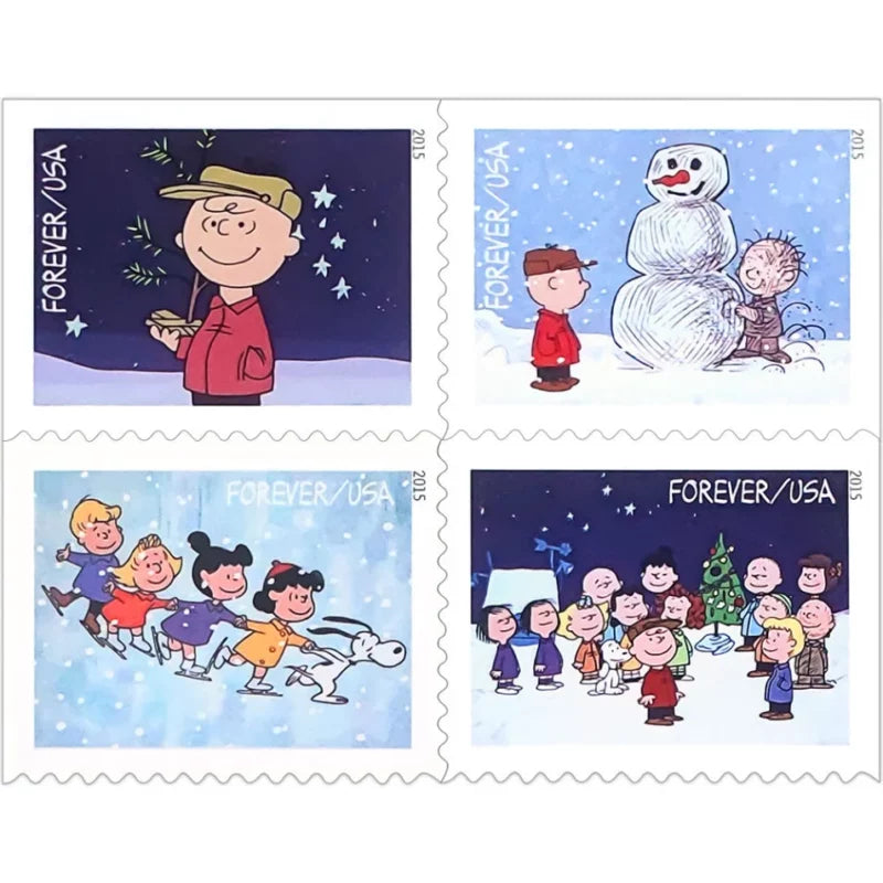 A Charlie Brown Christmas Forever First Class Postage Stamps
