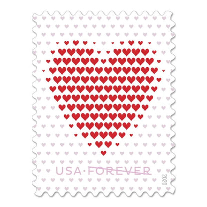 Made of Hearts Forever First Class Postage Stamps