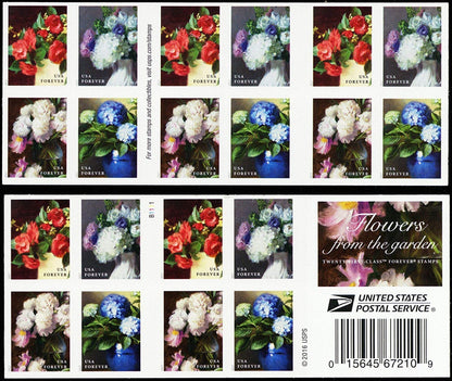 2017 Flowers From the Garden Forever First Class Postage Stamps