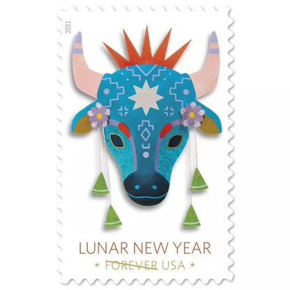 Year of the Ox Stamp Celebrates Lunar New Year Forever First Class Postage Stamps