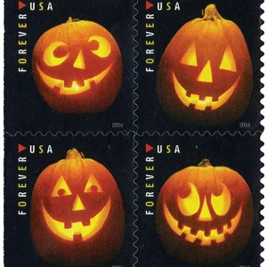 Jack-O'-Lanterns Forever Stamps