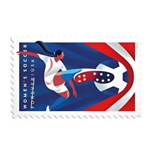 Women's Soccer Forever Stamps