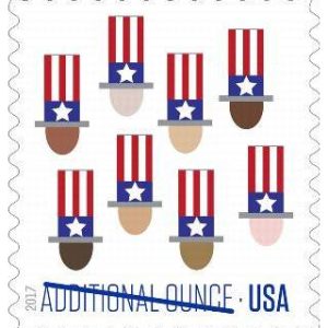 2017-Uncle Sam??s Hat Stamp Additional Ounce Postage Stamps