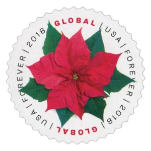 Global: Poinsettia Forever Stamps